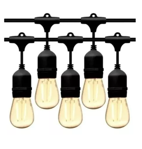 GUIRNALDAS LED SOQUETE 5M CON 10 SOQUETE